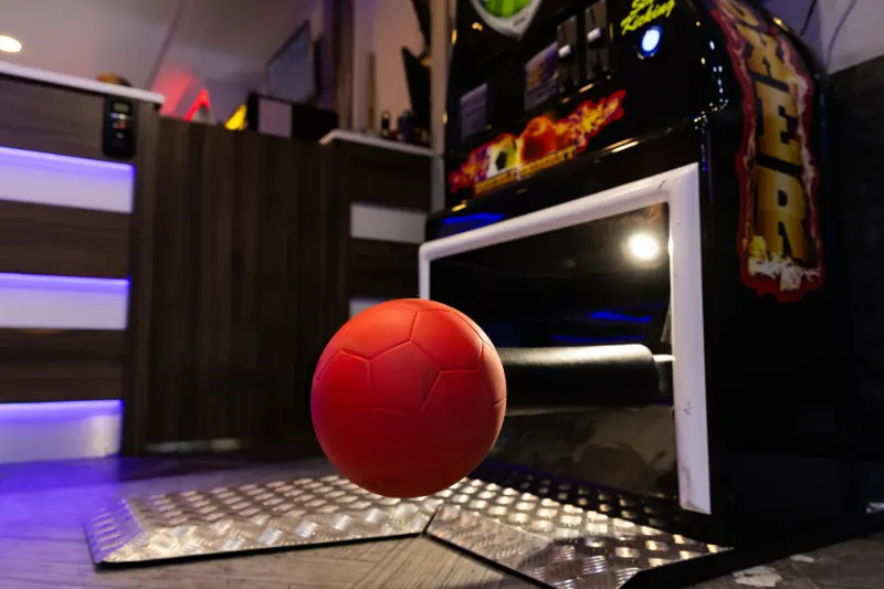 Inside the Game Arena at Frame 2 Complex